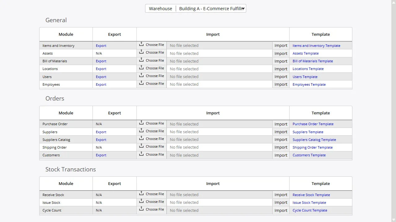 Inventory Pro QuickBooks synchronization panel showing item, vendor, and order export status